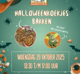 Halloween koekjes bakken bij De Oude Maas