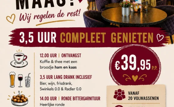 Feestje? Bekijk ons feestarrangement