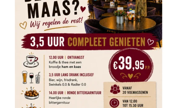 Feestje? Bekijk ons feestarrangement